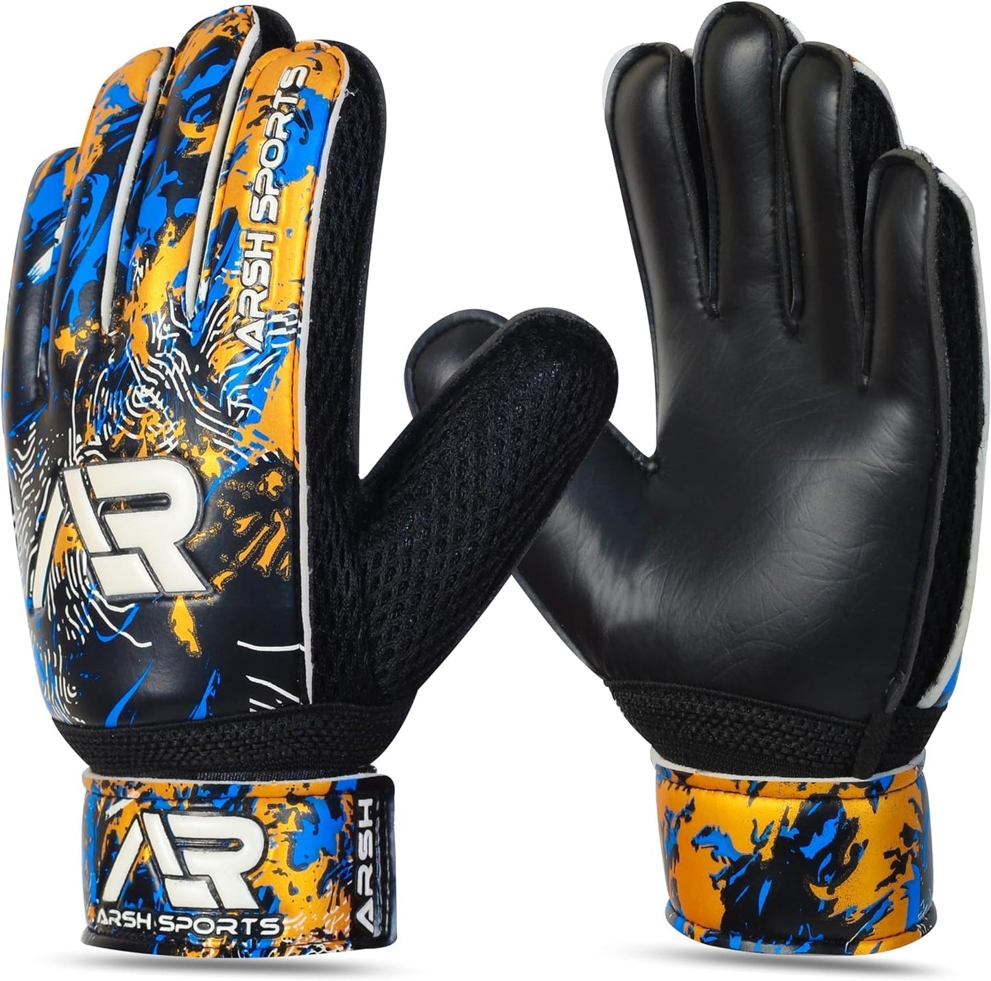 Soccer Goalie Gloves - Strong Grip Football Goalkeeper Gloves for Kids & Adults | 4mm Latex Finger Protection