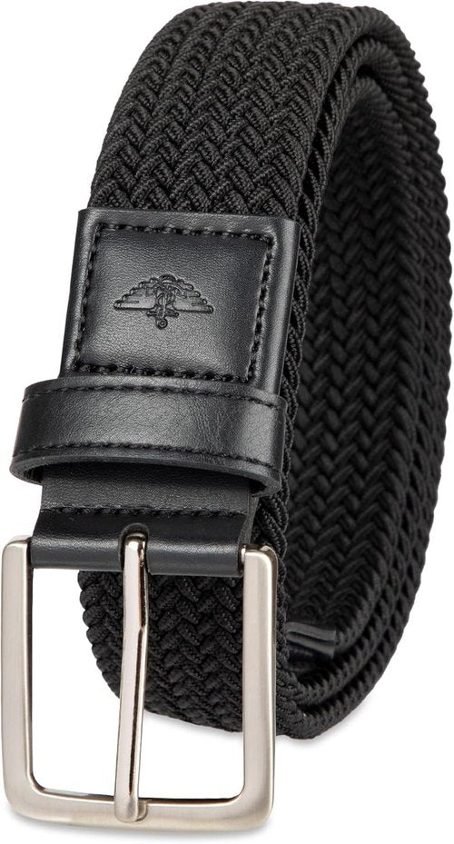 Dockers Men's Braided Belt - 1 3/8 Inch Stretch Fabric for Ultimate Comfort and Style
