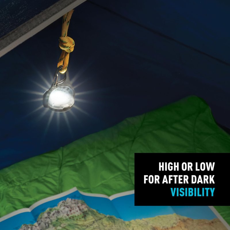 Nite Ize Moonlit Rechargeable Micro Lantern - Portable Mini Lantern for Camping Accessories & Hiking Gear - Features Carabiner Clip with a Weather-Resistant Design