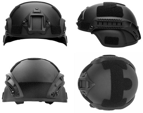 Haverain Tactical Helmet, Survival Game Helmet, Cosplay Helmet, Outdoor Airsoft Helmet, Survival Game Equipment, Beginner, Replica, Multifunctional, Freesize (Black)