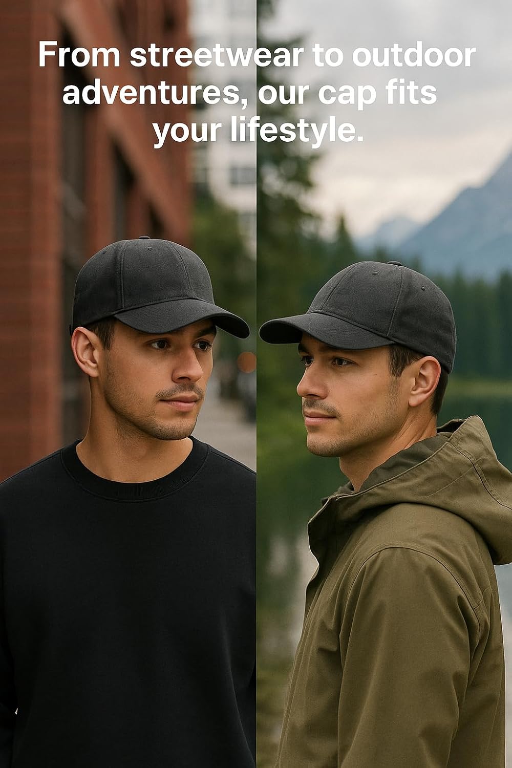 Newhattan Low Profile Baseball Cap - Classic Lightweight Cotton Adjustable Dad Hat | Unstructured Design