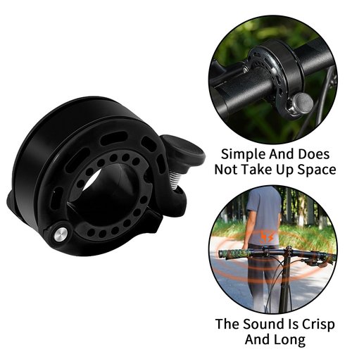 Ogetok Bike Bell, Aluminum Alloy Bicycle Bells for Adults Max 110 DB Fit 22.2-31.8 mm Handlebar, Waterproof Rustproof Cycle Bells Bike Horn with Loud Crisp Clear Sound for Mountain Road Bikes Scooter
