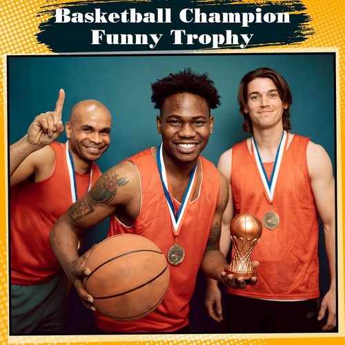 Kenning Basketball Trophy - 6 Inch Mini Award for Tournament Winners | Gold Finish for Sports Teams