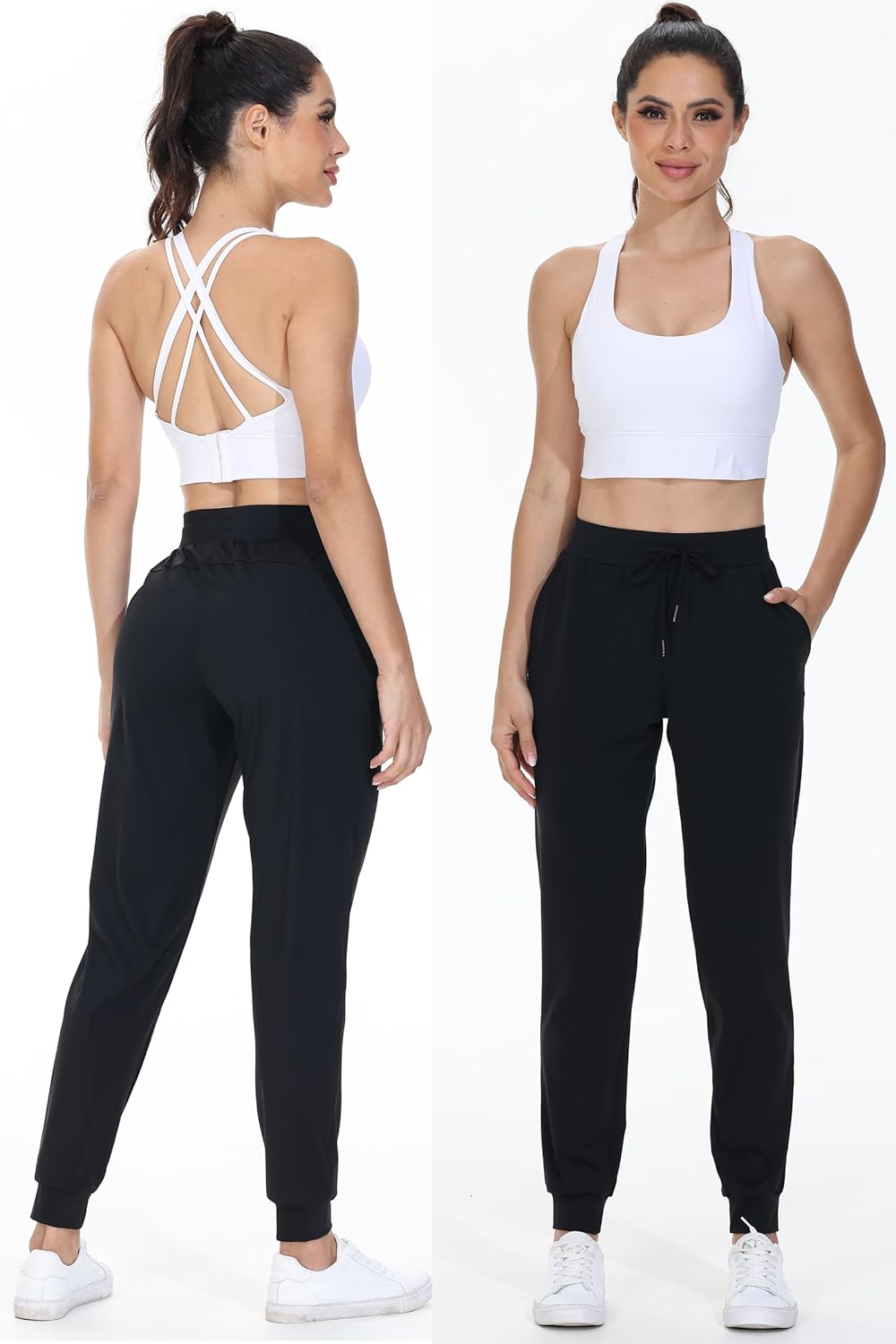 Skiennix Women's Athletic Joggers - Comfortable Track Pants for Gym & Travel | Casual Stretch Fit