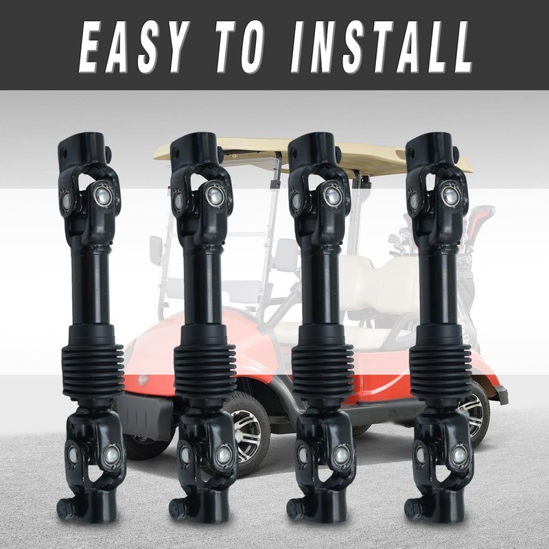 Vkinman 70580-G01 Golf Cart Intermediate Steering Shaft Assembly Joint Replacement for EZGO TXT 2001-Up Model Golf Carts