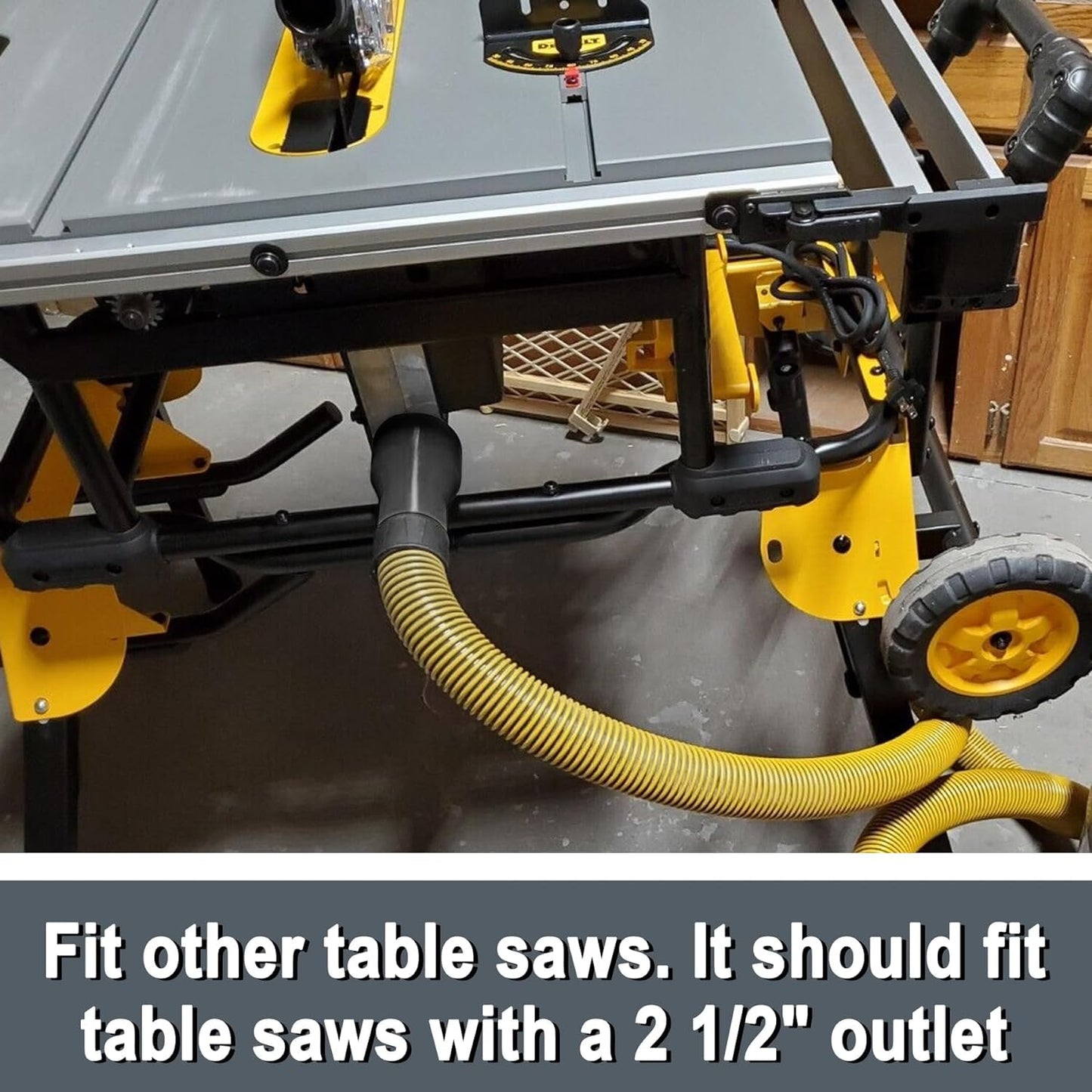 Thaekuns Table Saw Vacuum Adapter for DeWalt Contractor Saw and Shop Vac Etc