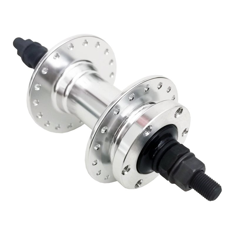 DONSP1986 Bicycle Wheel Part Bicycle Rear Hub 36 Hole, Disc Brake Wheel Hub, Rear Width 135mm, Aluminum Alloy Bike Hub (Silver)