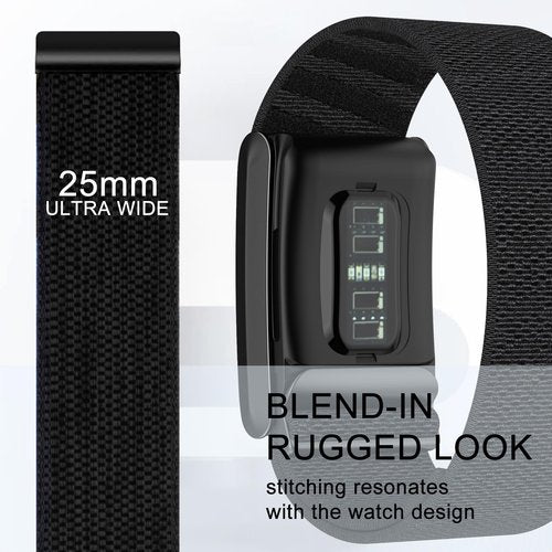 surundo Nylon Sport Band Compatible with Whoop Band 4.0 Strap Men Women, Breathable Nylon Adjustable Waterproof Replacement Wristbands Straps for Whoop Band 4.0