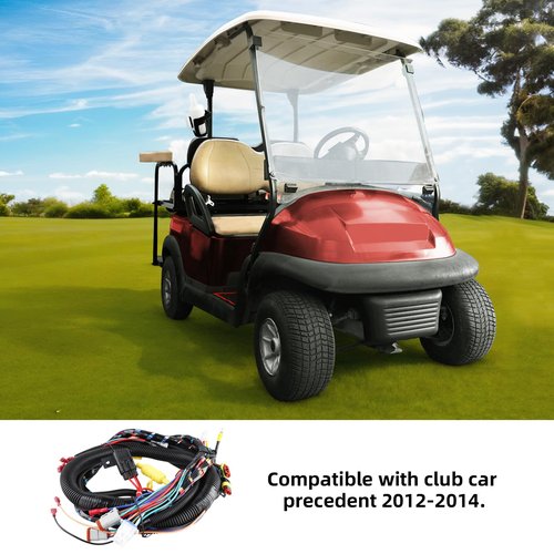 Roykaw Golf Cart Main Harness Control Wiring Harness Compatible with Club Car Precedent 2012-2014 Electric Vehicles, OEM# 103850301