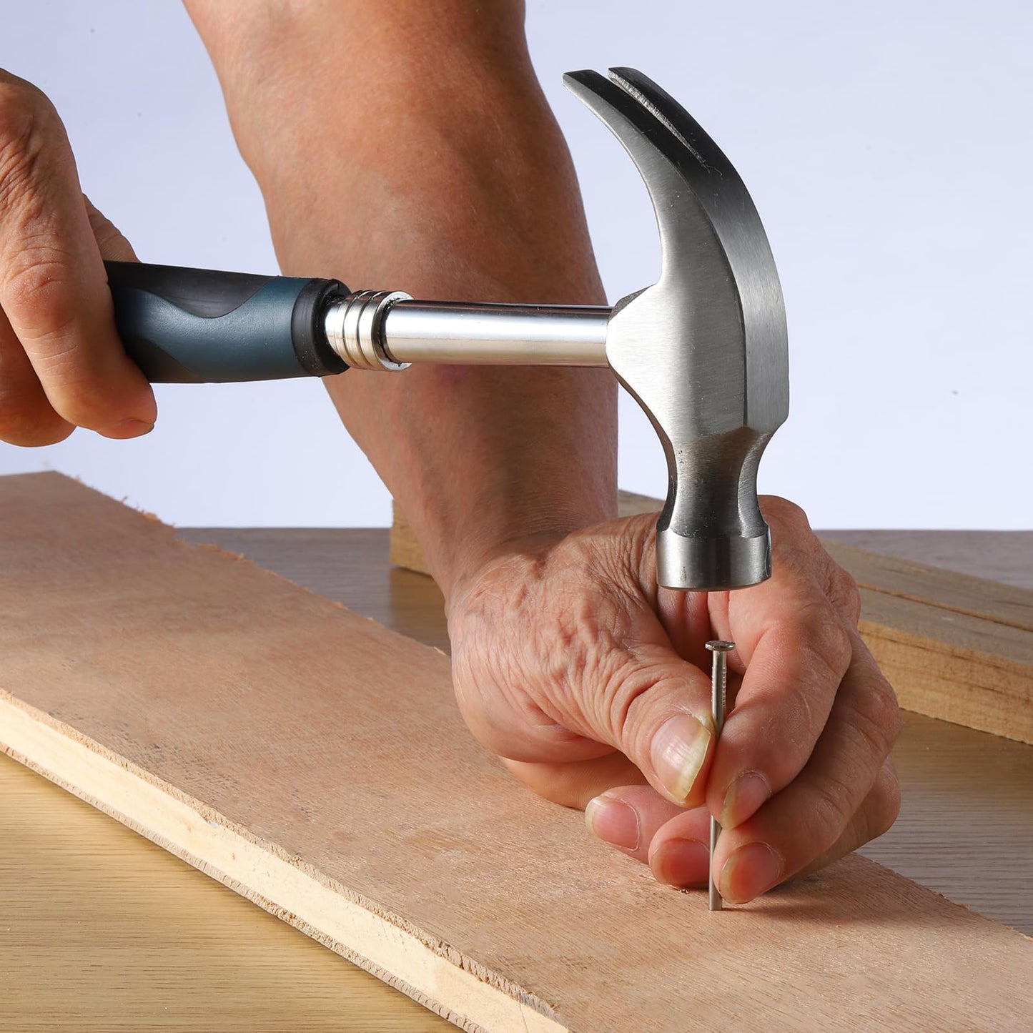 BNUOK 2 inch Hardware Nails, (150pcs) 1 lbs Stainless Steel Nails, Nails for Hanging Pictures, Small Nails, Wall Nails, Wood Nails