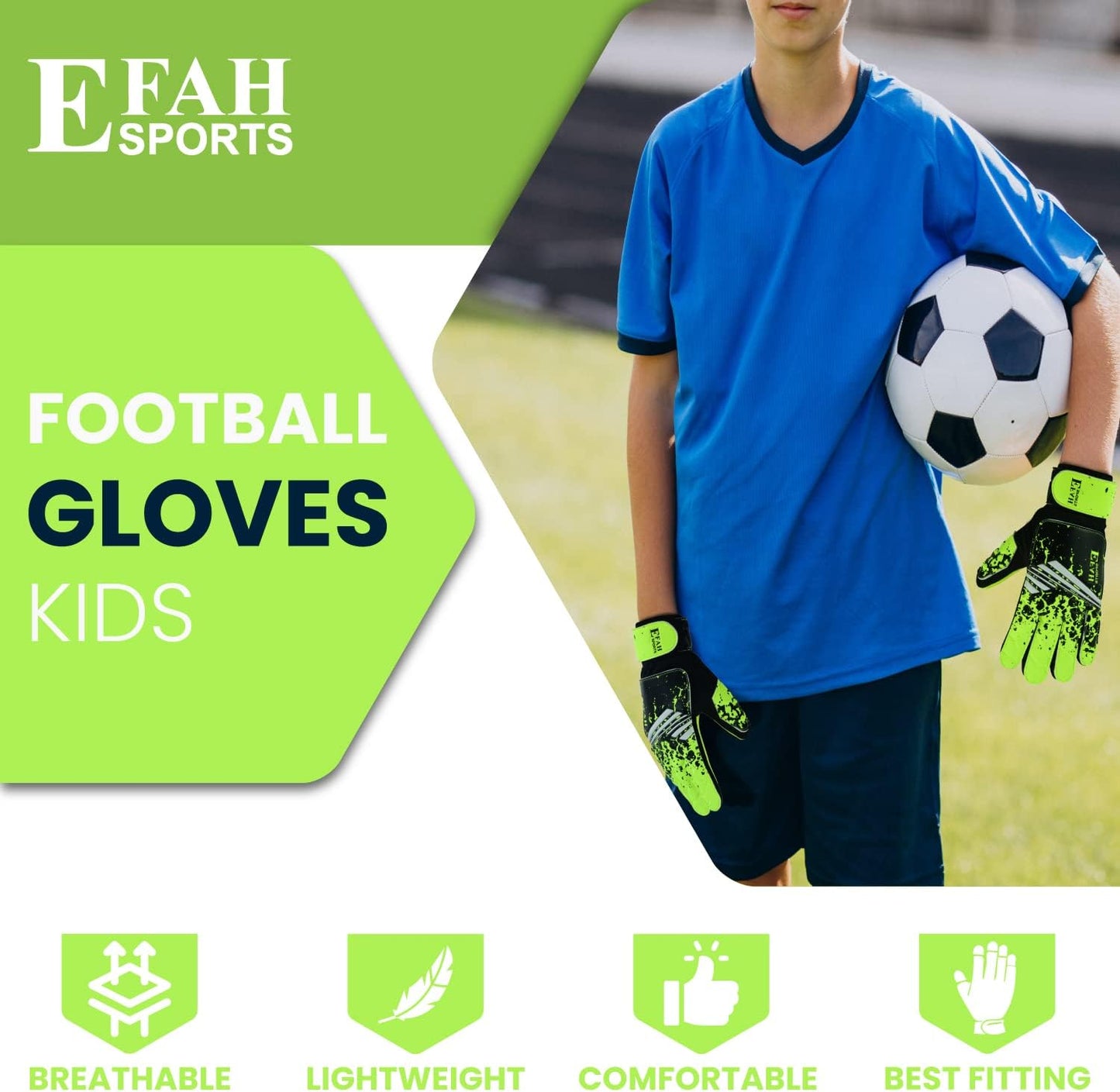 Regine Switzerland Soccer Goalkeeper Gloves - Strong Grip for Kids & Youth | Perfect for Football