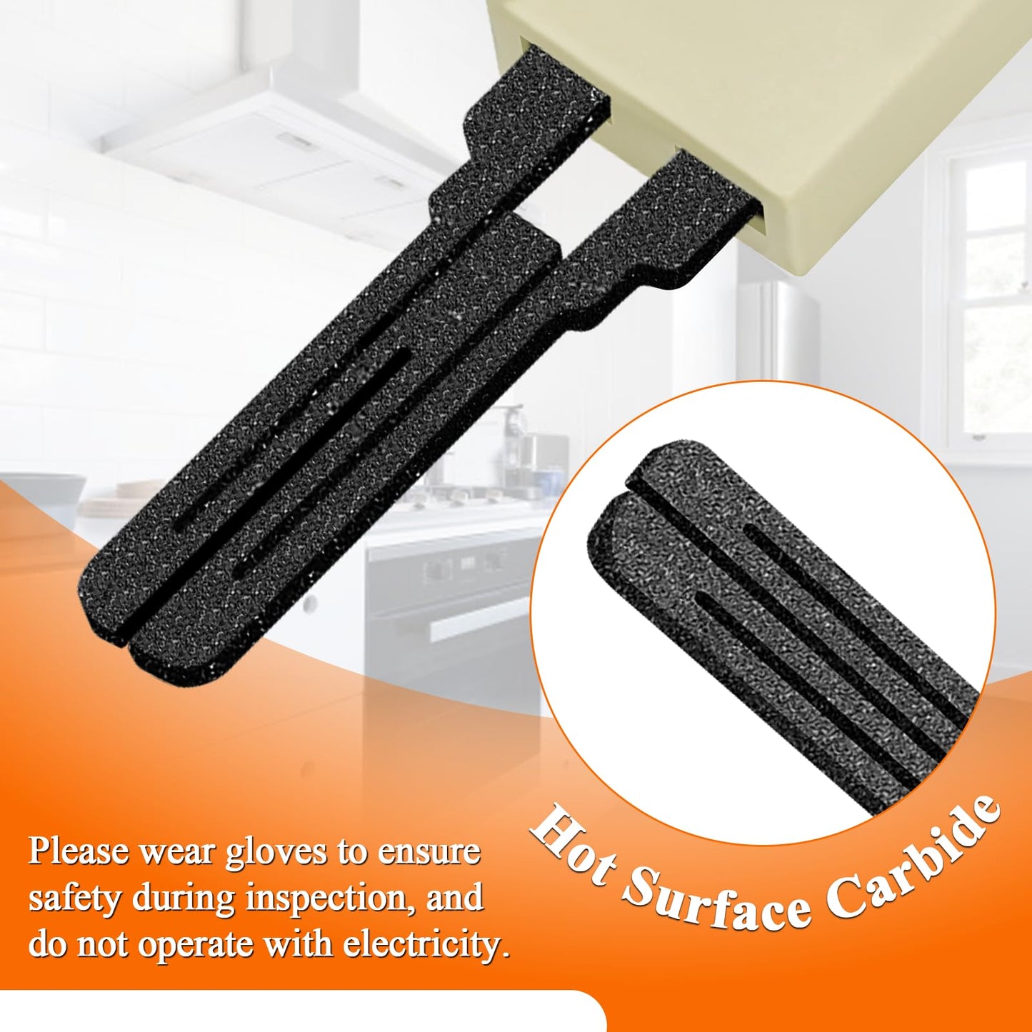 025-32625-000 Norton 271N Furnace Hot Surface Ignitor 025-32626-000 With Plug for Yor-k Cole-man Ev-con Lu-xaire Replace S1-025-32625-000 025-31801-000 S1-025-35325-000 By Cenipar