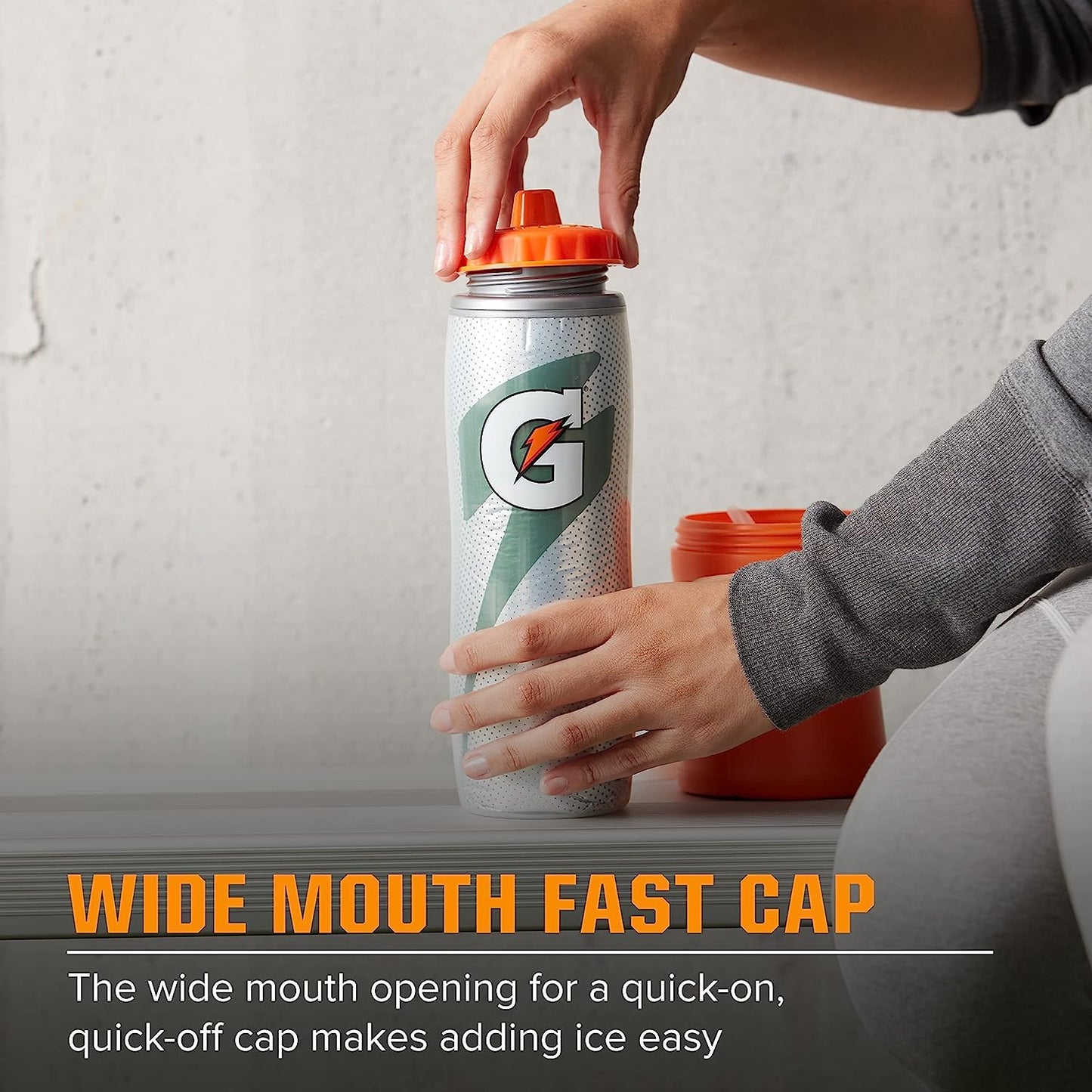 Gatorade Insulated Squeeze Bottle,30oz,(Pack of 6)