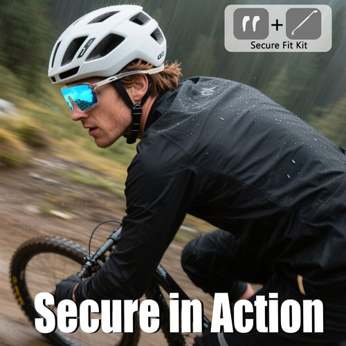 eyeezi Polarized Sports Sunglasses UV Protection Ventilation Design Outdoor Sports Running Cycling Baseball Glasses for Men Women