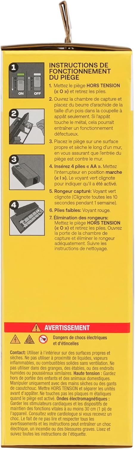 Victor Electronic Mouse Trap - Humane Indoor Mouse Control - No Touch Design, M250B