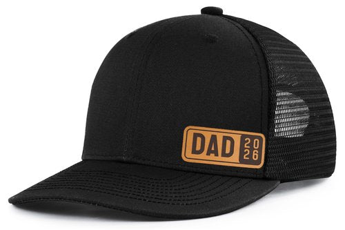Lichfamy First for New Dad Hat Est 2026 - Best 1st Time Idea for Husband Men Expecting Dad to be Trucker Hat Baby Pregnancy Announcement for Birthday Christmas Black