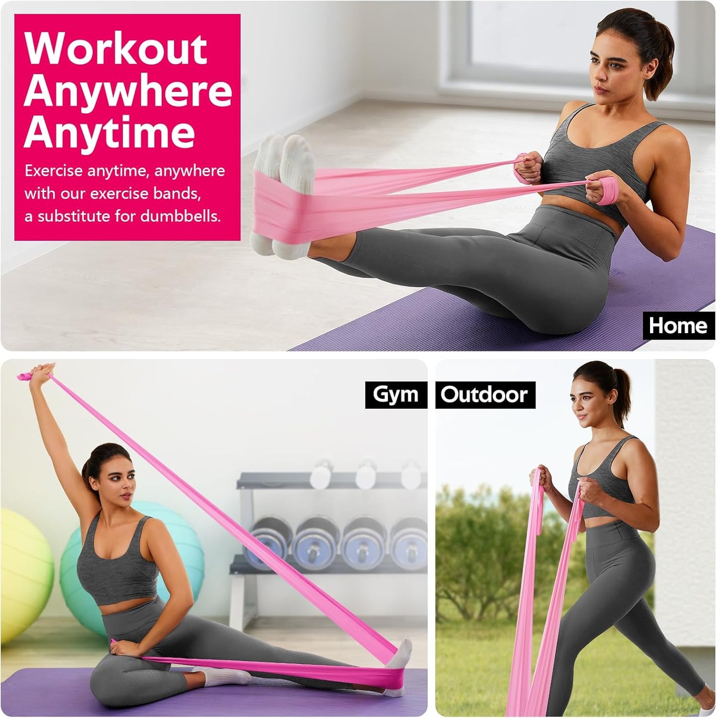 WALITO Resistance Bands - Versatile Workout Bands for Strength Training & Physical Therapy | Ideal for Home Gym