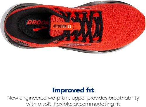 Brooks Glycerin 21 Men's Neutral Running Shoes - Ultimate Comfort & Support | Various Sizes Available