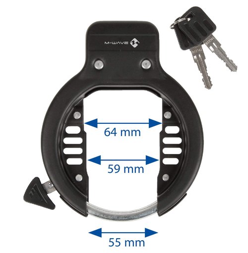 M-Wave Ring Frame Lock - Black