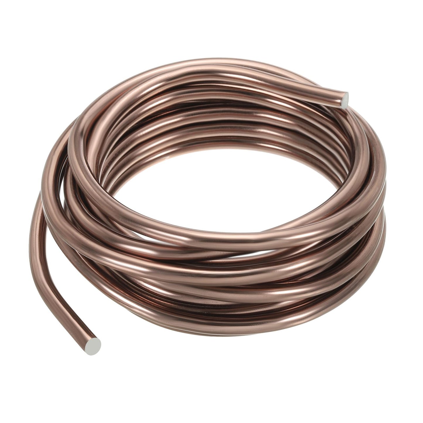 PATIKIL 6mm x 10.5ft Bonsai Training Wire, Aluminum Floral Wire Stems for Gardening, Brown