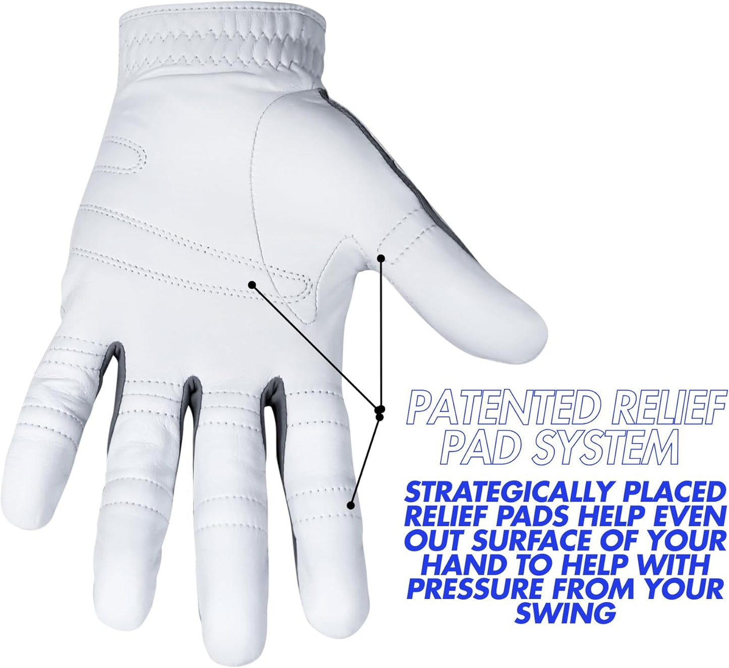 Bionic Men's Golf Glove - Performance Grip Pro | Premium Leather for Enhanced Control