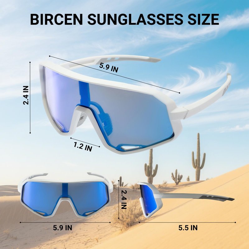 ReTang Wrap Around Sunglasses for Men Women TR90 Sports Glasses for Running Cycling Fishing Driving UV400 Protection Windproof