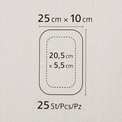 Cosmopor Steril Sterile Island Dressing Rectangle 4 X 10 Inch 900814 25 per Box