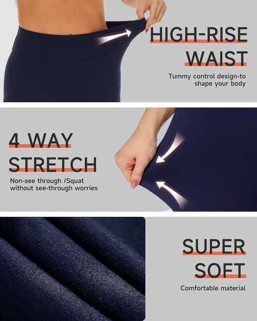 GAYHAY High Waisted Biker Shorts - Soft Black Spandex for Women | Ideal for Workout, Yoga & Dance