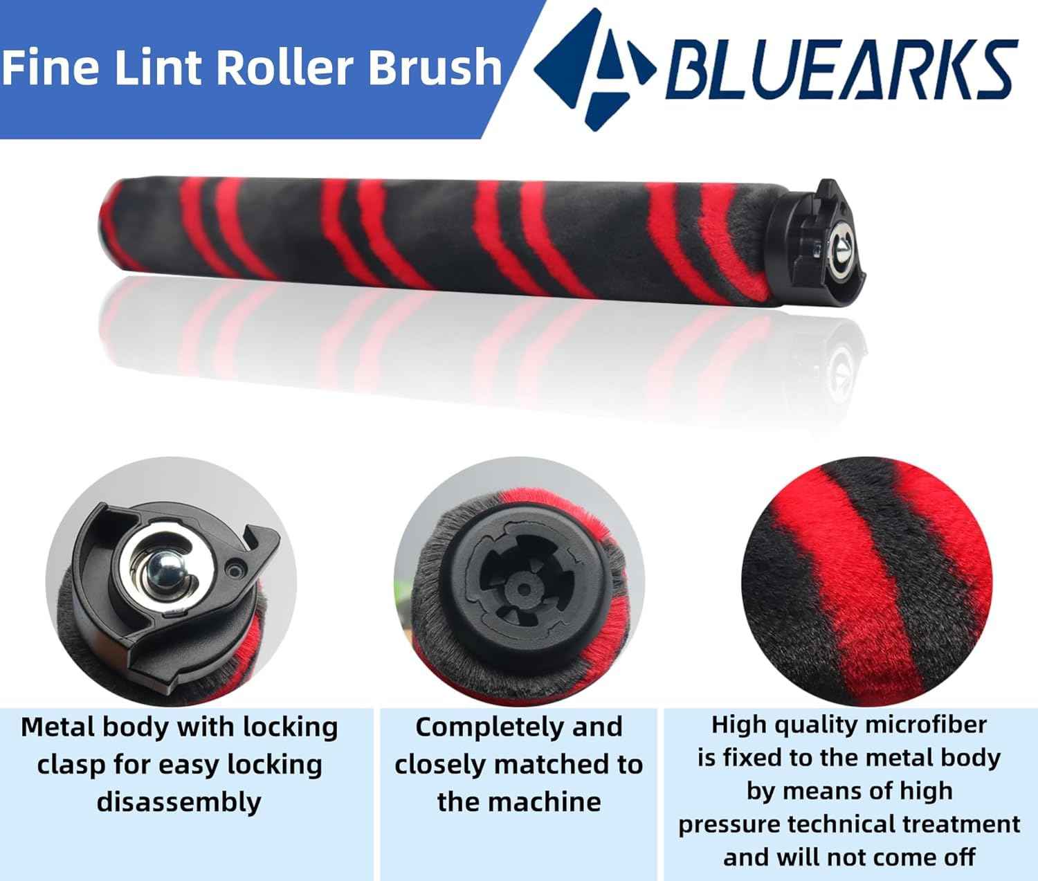 Bluearks 7PCS Shark Stratos Filter Replacements Compatible with AZ3002 AZ3000 AZ3000W Shark Stratos Duo Clean PowerFins Upright Vacuum Kit Includes 1 Brush Roll+2 HEPA + 4 Foam & Felt Filters