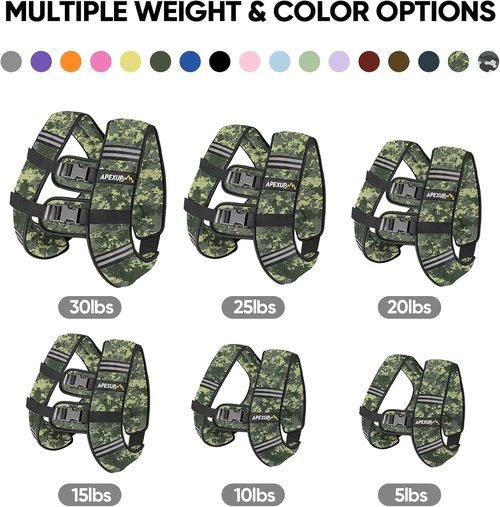 APEXUP Weighted Vest - Versatile Workout Gear for Men & Women | Ideal for Strength Training & Running
