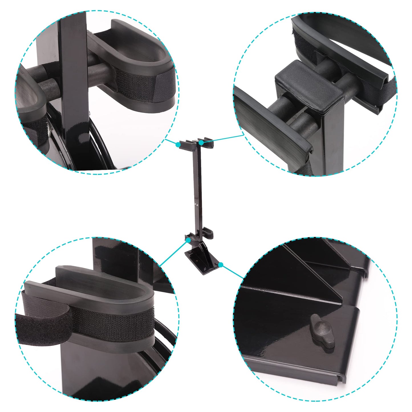 10L0L Universal Golf Cart Gun Holder for Yamaha,EZGO, Club Car, and UTV, Stand-Up Adjustable Floor Mount Gun Rack with Quick Release, Rifle & Hunting Gun Storage Accessory