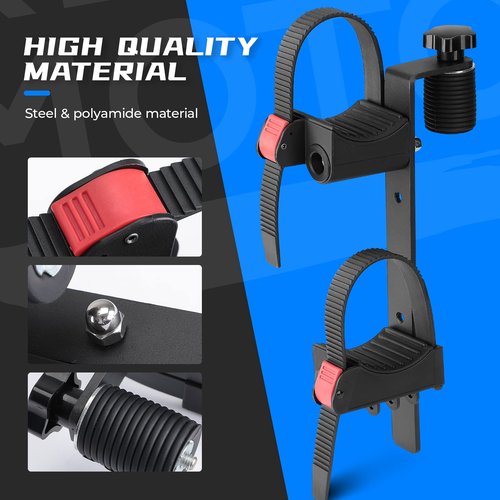 KEMIMOTO Tool Holder Bed Shovel Holder Compatible with Polaris Ranger 1000 900 570 XP/Crew General 1000, UTV Tool Carrier for Axe Farm Tool Mount