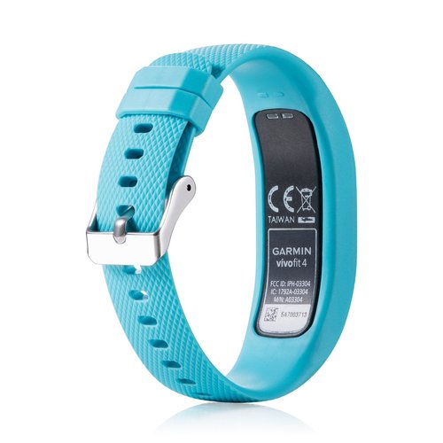 honecumi Vivofit 4 Bands Compatible with Garmin Vivofit 4 Watch Band Strap Bracelet Wristband for Men Women Replacement Accessory- Colorful Vivofit 4 Silicone Watchband with Metal Clasp Buckle Small