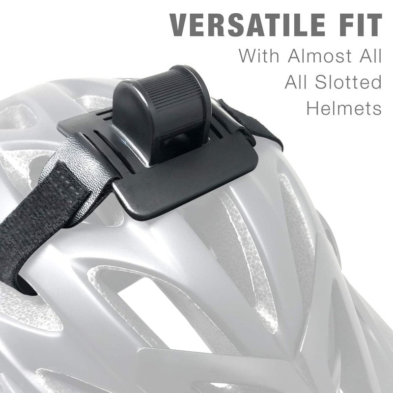 Night Provision Bike Light Helmet Mount for Cree Powered LED Bicycle Lights. Gemini, Magicshine, Stupidbright SB1, SB1600, SB2600, SB3000, Night Provision BX-300