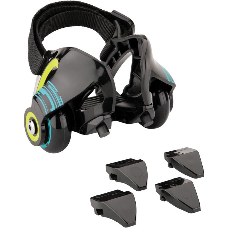 Razor Heavy Duty Jetts Heel Wheels with Spark Pads, Skid Pads, and Hook and Loop Strap for Ages 6 or Older and Supports up to 176 pounds, Green