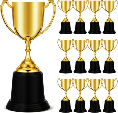 Ecation 9-Inch Gold Trophy Award - Appreciation Gift for Employees, Teachers, Nurses & Volunteers