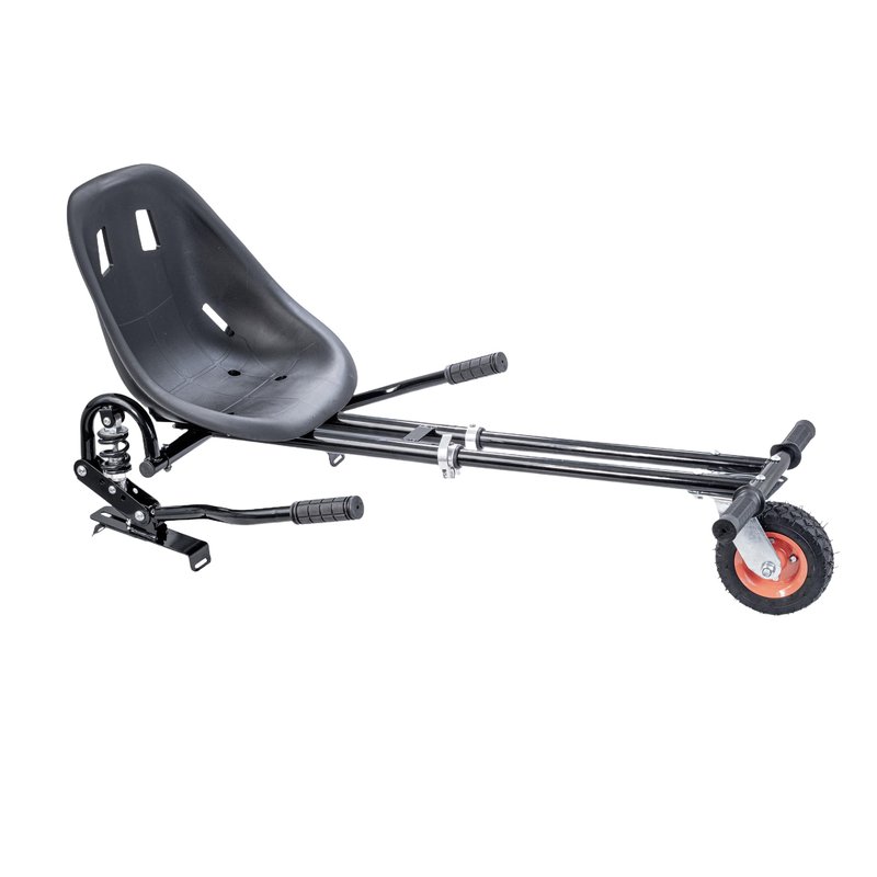 AlveyTech Deluxe Hoverboard Go-Kart Attachment Kit with Large Front Wheel & Suspension