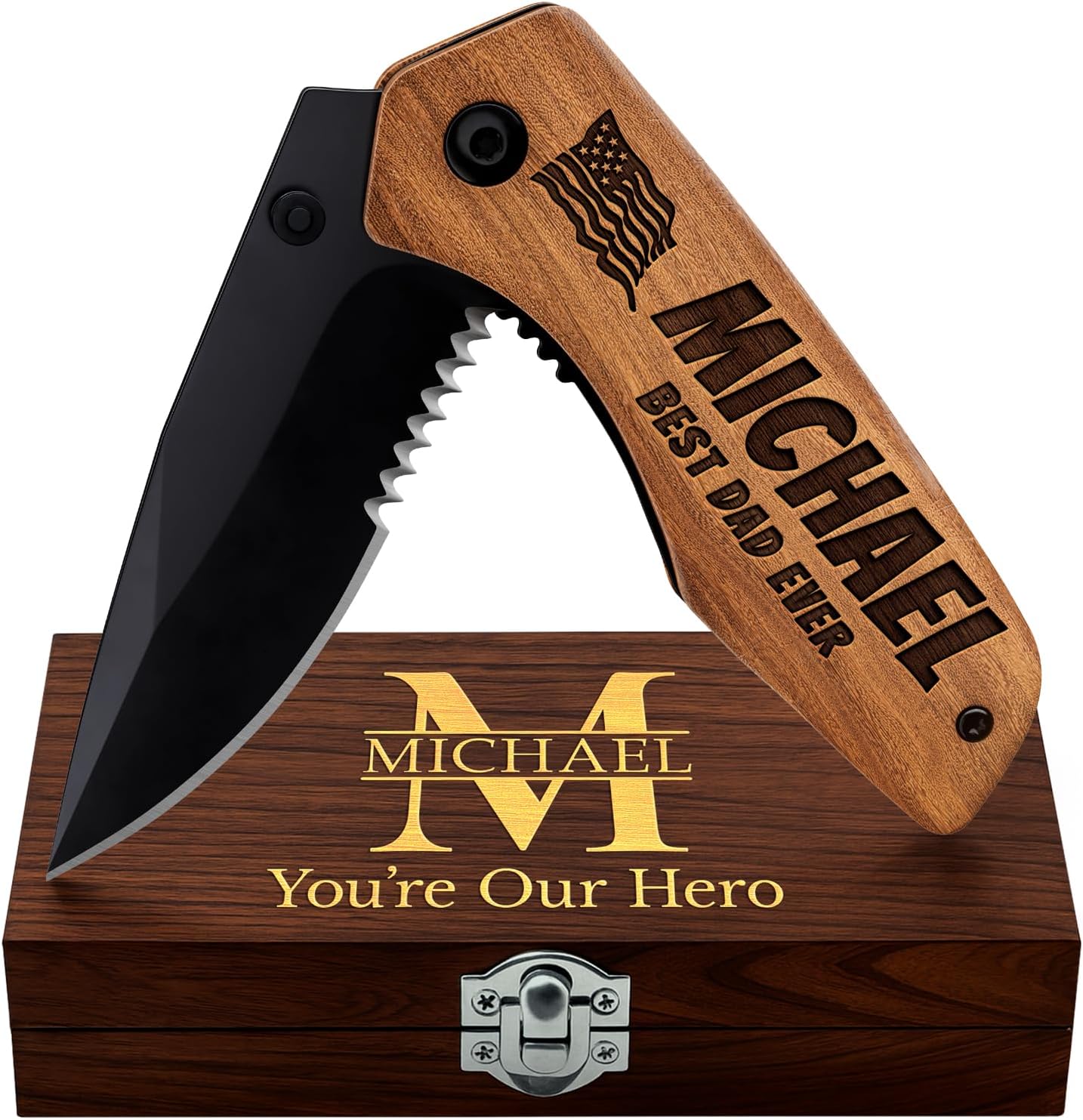 Skiennix Custom Knife - Personalized Engraved Gifts for Men & Women - Ideal for Birthdays & Anniversaries