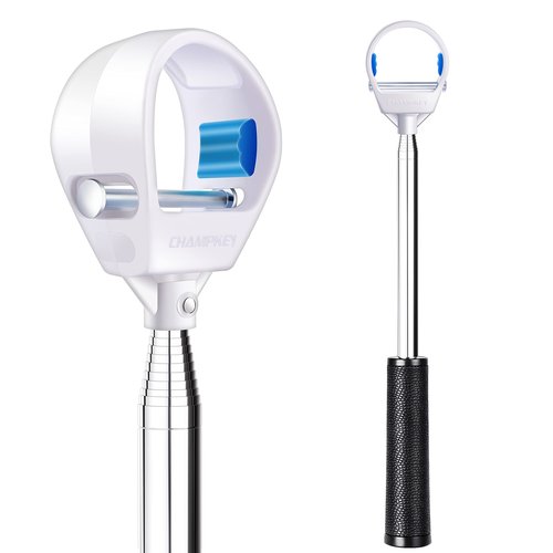 CHAMPKEY Auto-Locking Mechanism Golf Ball Retriever - Premium Telescopic Golf Ball Picker - 6Ft / 9Ft / 12Ft / 14.5Ft (12Ft)