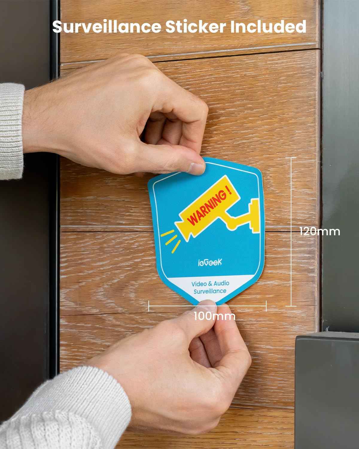 2K Solar Wireless Security Camera - Outdoor Battery-Powered Surveillance with 360° PTZ, Color Night Vision & 2-Way Audio