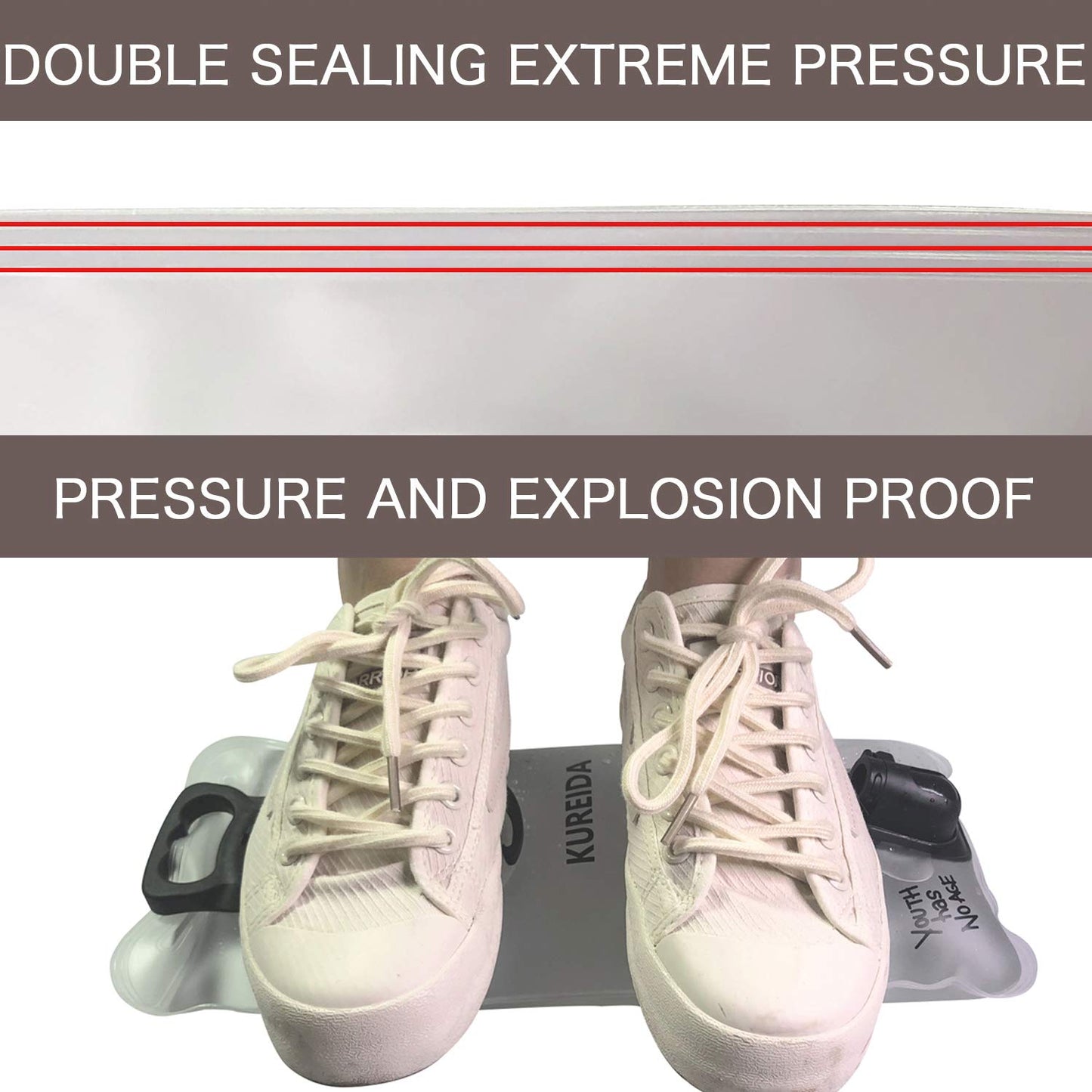 KUREIDA Hydration Bladder 3 Liter Leak Proof Water Reservoir,BPA Free,Wide Opening,Military Water Bladder Combined with Hydration Backpacks for Biking Hiking Running Camping Climbing.White