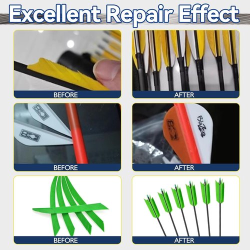 Fletching Glue by [Brand Name] - Instant Clear Adhesive for Carbon Arrows & Vanes | 30g