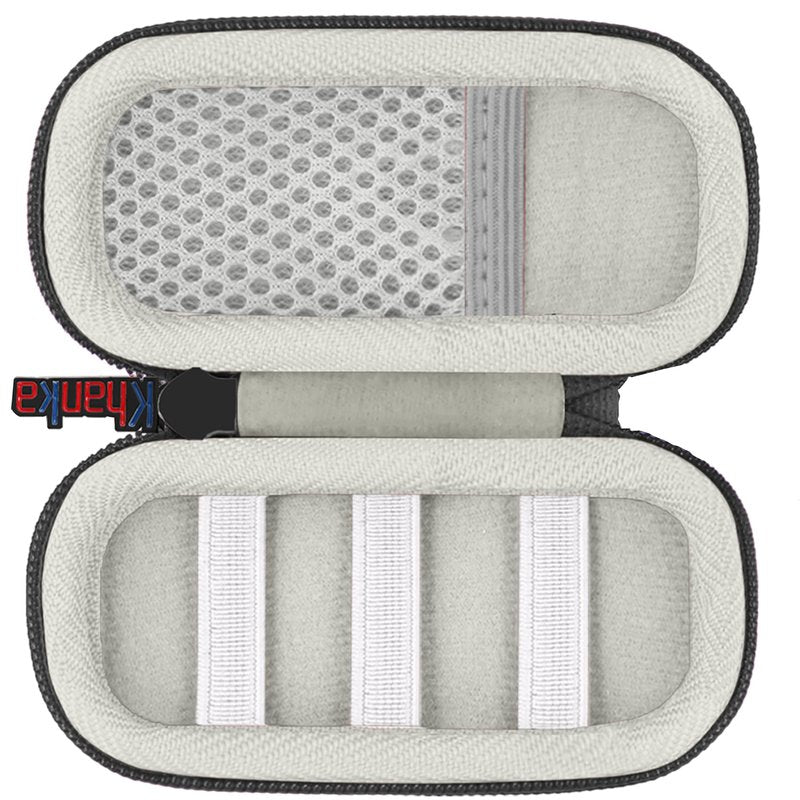 khanka Hard Case for AliveCor KardiaMobile ECG Monitor, Fits KardiaMobile 6L/6L Max, 6-Lead Personal EKG Device, Portable Heart Monitor Storage Case（Gray）