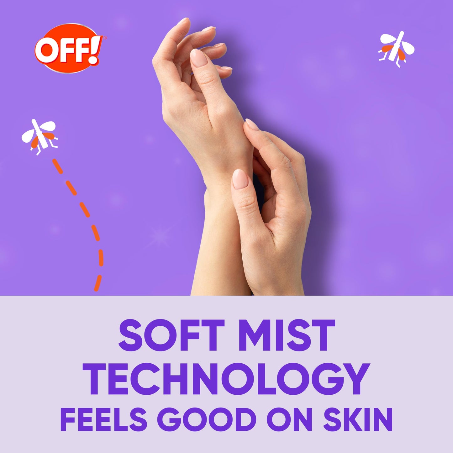 OFF! Clean Feel Insect Repellent Misting Spray, Fragrance-Free Picaridin Bug Spray for Lasting DEET-Free Protection from Mosquitoes and Ticks, 6 oz