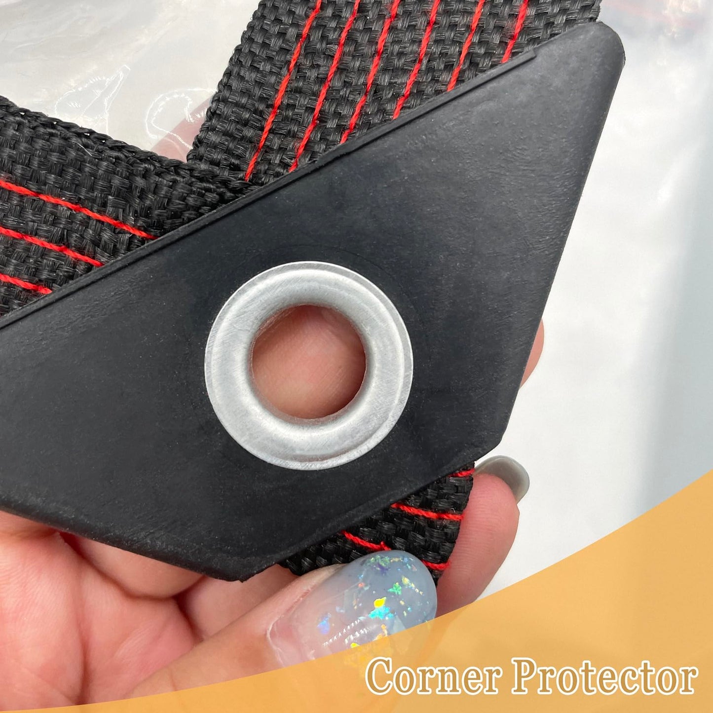 Curfakul Transparent Tarp, 6x10 FT - Clear Heavy Duty Waterproof Tarps, Greenhouse Plastic Sheeting - Large/Small Outdoor Cover for Camping Patios Enclosures Chicken Coops Gardens Plastic Tarpaulins