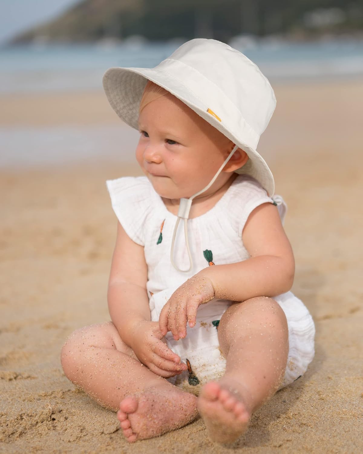 Skiennix Baby Sun Hat - Toddler Summer Bucket Hat for Boys & Girls | UV Protection, Cotton Fabric