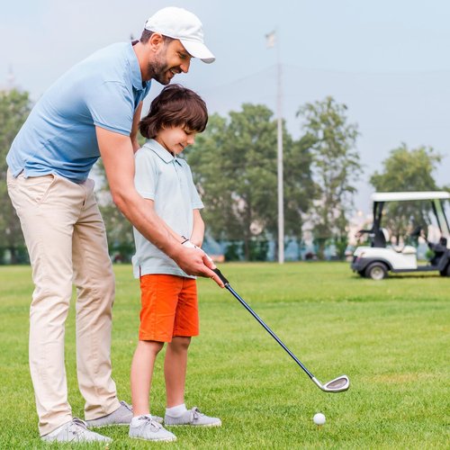 Soulchen 8 Pack Golf Grip Trainer, Golf Training Aid, Swing Trainer Club Grips Accessories for Right Handed Club Grip Equipment to Help Correct Hand Position