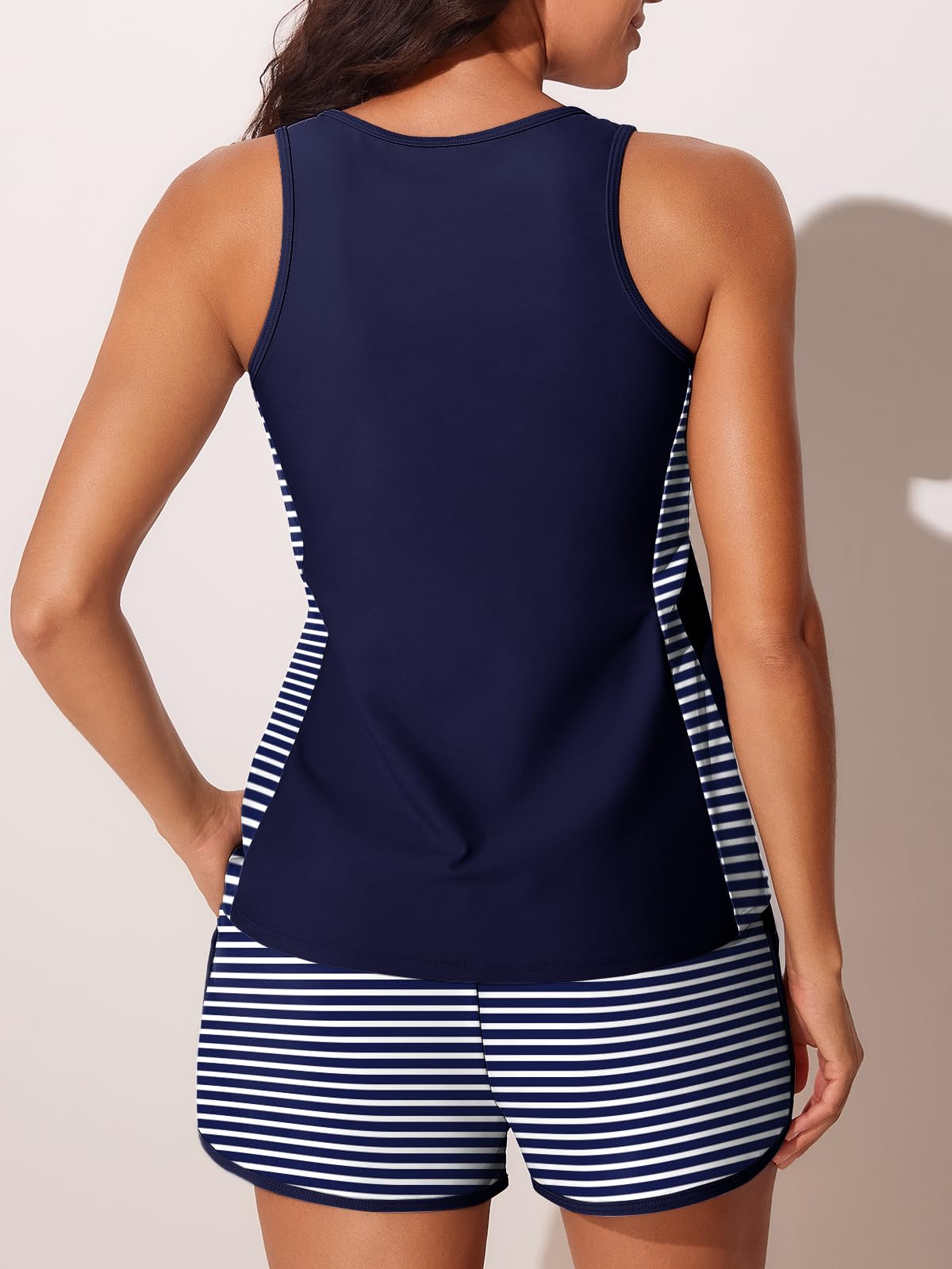 Summer Mae Blouson Tankini Swimsuits for Women Tummy Control Bathing Suits