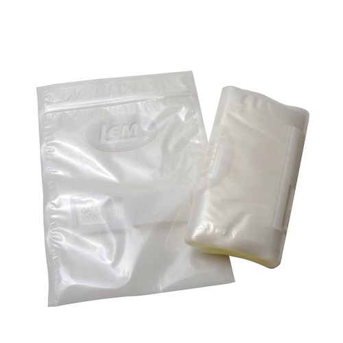 LEM Products Quart Zipper Top Vacuum Sealer Bags, 8 x 12 Inches, Compatible with Most Major Vacuum Sealer Brands, 18 Count