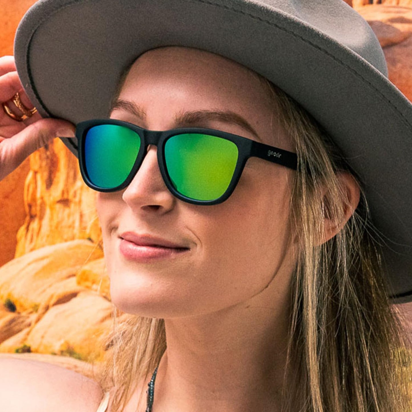 goodr Vincent's Absinthe Night Terrors Polarized Sunglasses for Men & Women